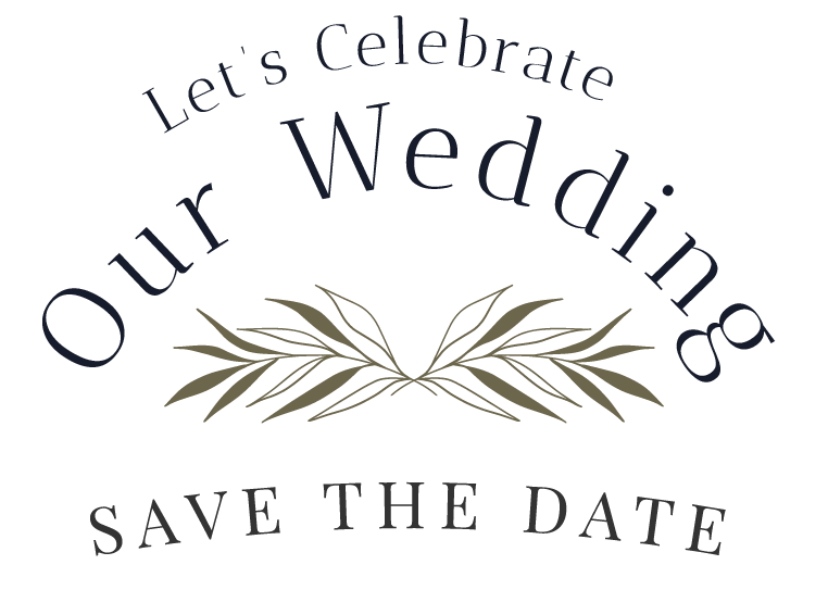let's celebrate our wedding, save the day